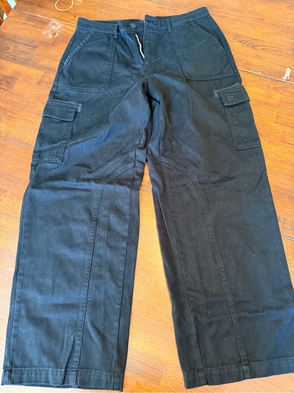PINK Victoria's Secret Black Cargo Pants